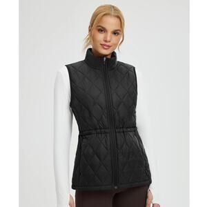 Baleaf Golf Waist Drawstring Quilted Vest
